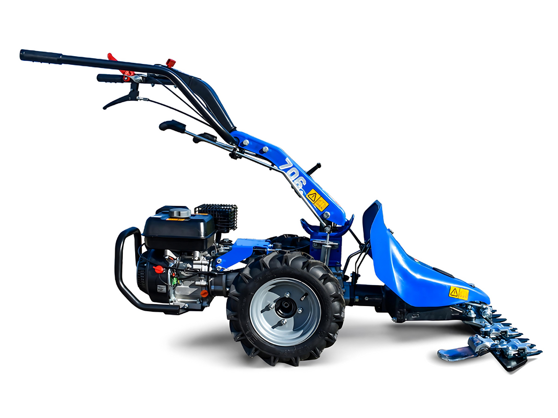 BCS 706 SmartSafe Two Wheel Tractor fitted with Scythe Cutter Bar