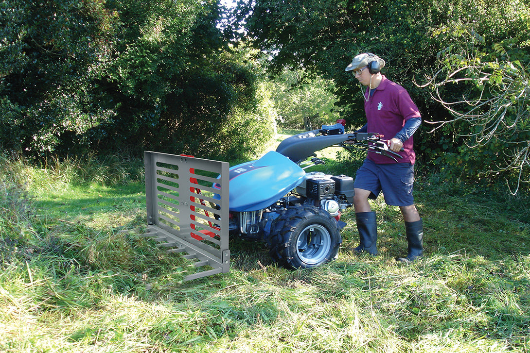 ARTIO Buck Rake Attachment for BCS Two Wheel Tractors and Power Scythes