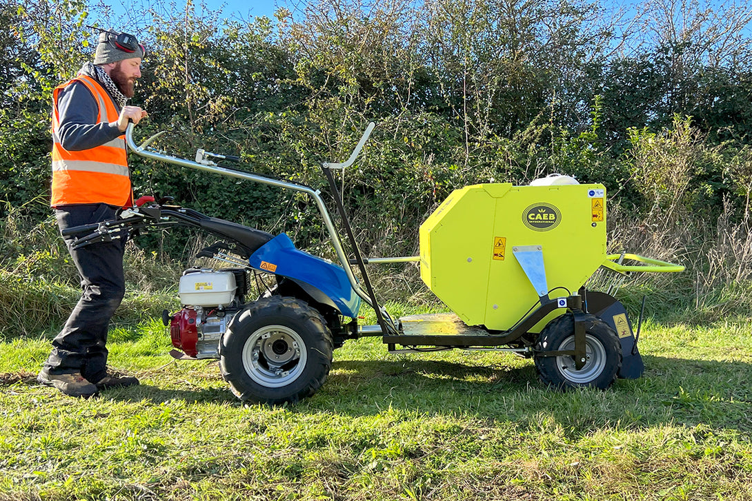 Caeb MP500 Mini Baler for BCS Two Wheel Tractors and Power Scythes