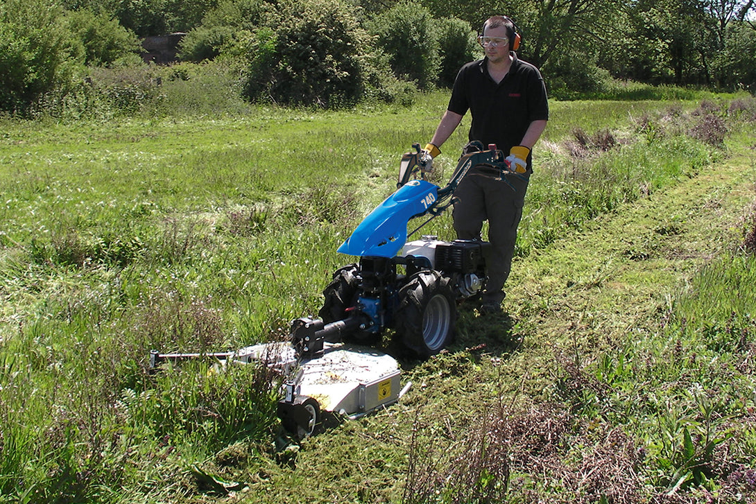 BCS Mulching Mower attachment for BCS Two Wheel Tractors and Power Scythes