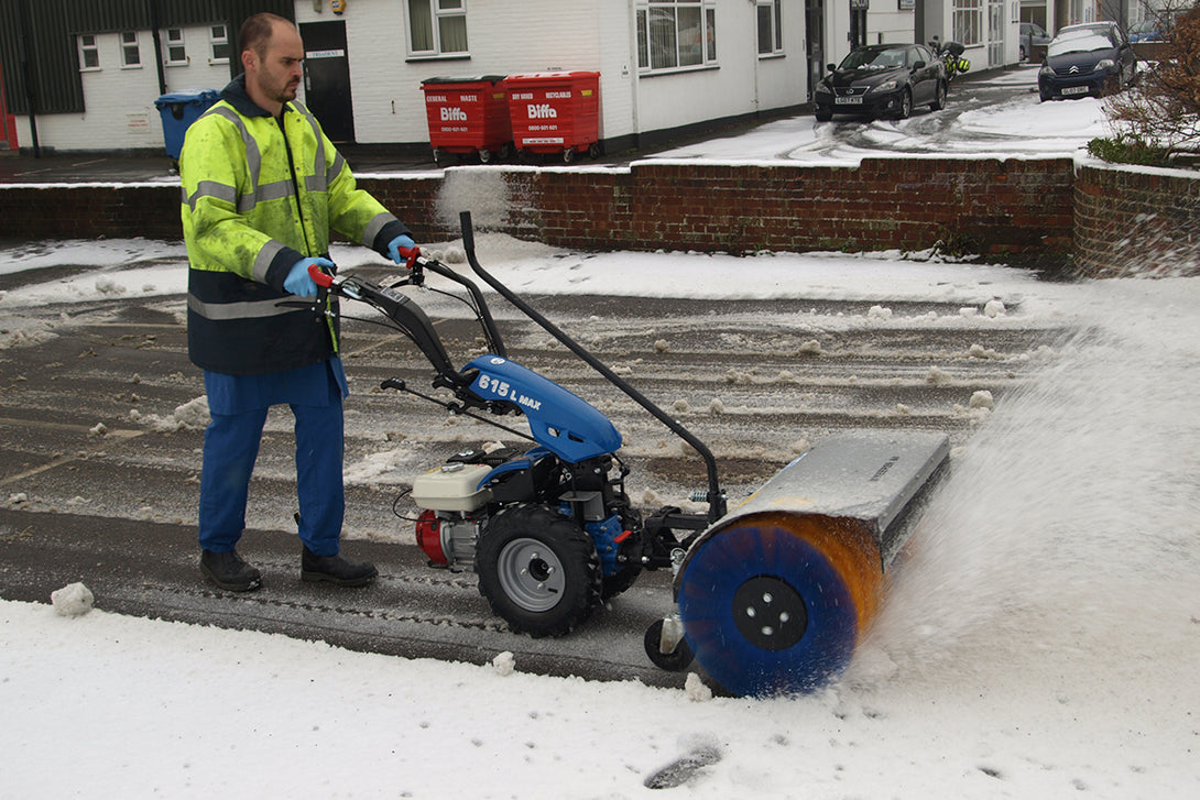 BCS Power/Snow Brush attachment for BCS Two Wheel Tractors and Power Scythes