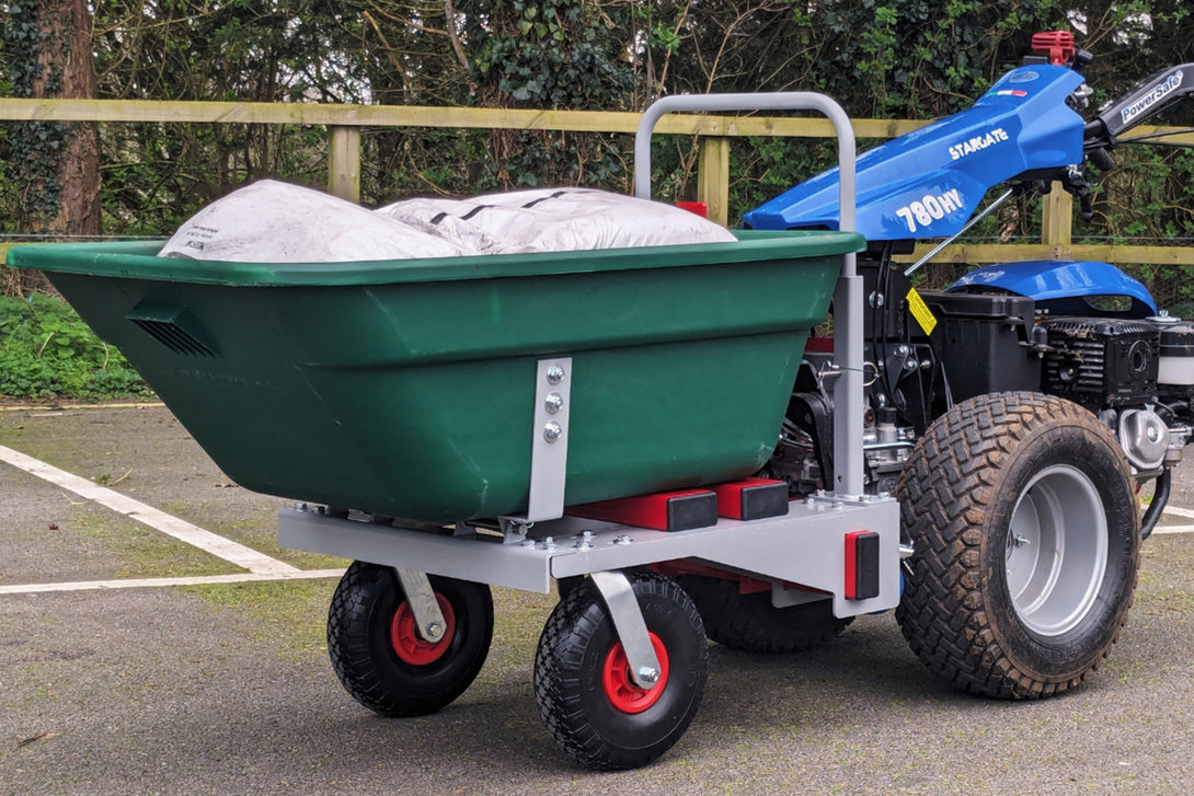 ARTIO Wheel Barrow for BCS Two Wheel Tractors and Power Scythes